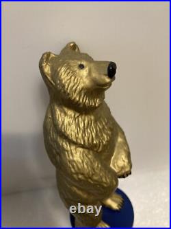 RARE. GOLDEN PACIFIC GOLDEN BEAR LAGER draft beer tap handle. CALIFORNIA