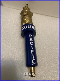 RARE. GOLDEN PACIFIC GOLDEN BEAR LAGER draft beer tap handle. CALIFORNIA