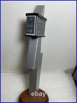 RARE GREAT STORM BREWING SILVER LIGHTNING WIT Draft beer tap handle. COLORADO
