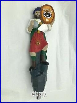 RARE GRITTY'S GRITTY McDUFFS BREWERY SCOTTISH ALE BEER TAP HANDLE MAINE 13 TALL