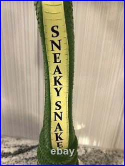 RARE Green Sneaky Brewery Snake Cobra Pale Ale IPA Animal Beer Tap Handle