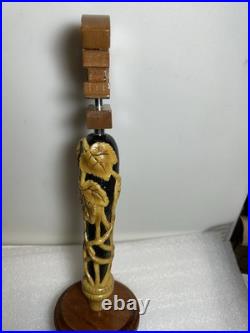 RARE HORSE THIEF HOLLOW BREWING 4 STAR HORSESHOE draft beer tap handle. ILLINOIS