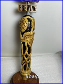 RARE HORSE THIEF HOLLOW BREWING 4 STAR HORSESHOE draft beer tap handle. ILLINOIS RARE HORSE THIEF HOLLOW BREWING 4 STAR HORSESHOE draft beer tap handle. ILLINOIS