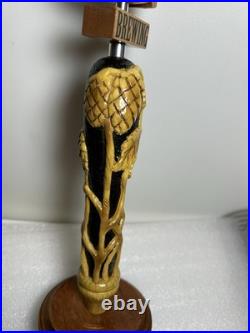 RARE HORSE THIEF HOLLOW BREWING 4 STAR HORSESHOE draft beer tap handle. ILLINOIS