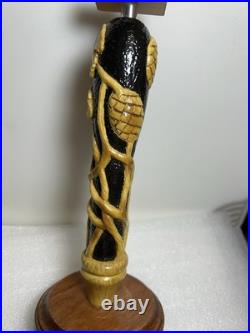 RARE HORSE THIEF HOLLOW BREWING 4 STAR HORSESHOE draft beer tap handle. ILLINOIS RARE HORSE THIEF HOLLOW BREWING 4 STAR HORSESHOE draft beer tap handle. ILLINOIS