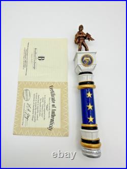 RARE Hawthorne Village USMC Tribute to Valor Beer Tap Handle Valor with COA