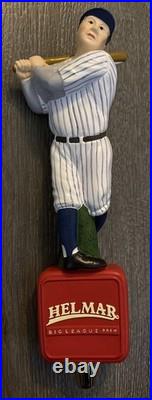 RARE Helmar Big League Brew Babe Ruth New York Yankees Beer Tap Handle