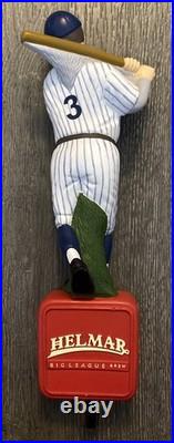 RARE Helmar Big League Brew Babe Ruth New York Yankees Beer Tap Handle