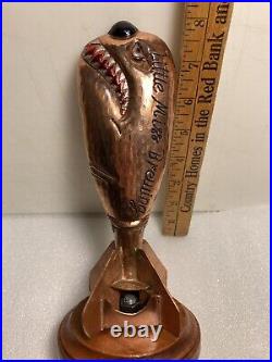 RARE LITTLE MISS BREWING COPPER ATOMIC BOMB beer tap handle. CALIFORNIA