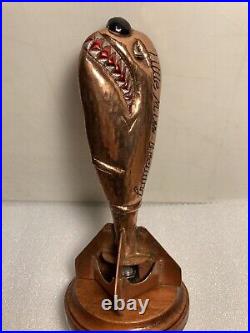 RARE LITTLE MISS BREWING COPPER ATOMIC BOMB beer tap handle. CALIFORNIA