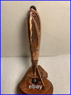 RARE LITTLE MISS BREWING COPPER ATOMIC BOMB beer tap handle. CALIFORNIA