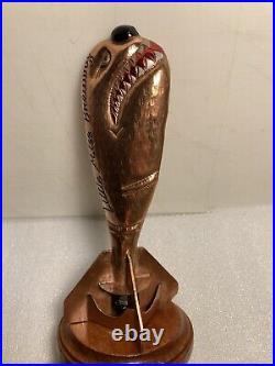 RARE LITTLE MISS BREWING COPPER ATOMIC BOMB beer tap handle. CALIFORNIA