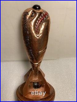 RARE LITTLE MISS BREWING COPPER ATOMIC BOMB beer tap handle. CALIFORNIA