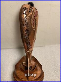 RARE LITTLE MISS BREWING COPPER ATOMIC BOMB beer tap handle. CALIFORNIA