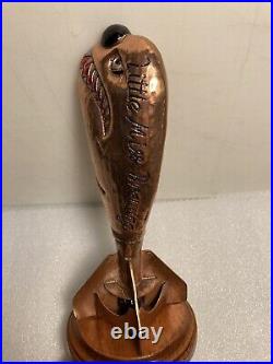 RARE LITTLE MISS BREWING COPPER ATOMIC BOMB beer tap handle. CALIFORNIA