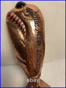 RARE LITTLE MISS BREWING COPPER ATOMIC BOMB beer tap handle. CALIFORNIA