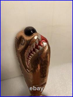 RARE LITTLE MISS BREWING COPPER ATOMIC BOMB beer tap handle. CALIFORNIA