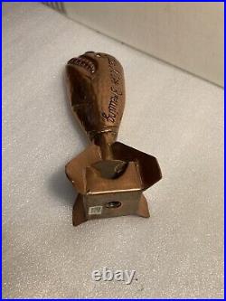 RARE LITTLE MISS BREWING COPPER ATOMIC BOMB beer tap handle. CALIFORNIA