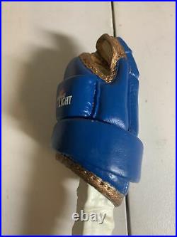 RARE Labatt Blue Light Hockey Glove Beer Tap Handle Keg Draft Man Keg