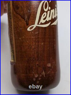 RARE Leinenkugel's 9 Tap Handle Solid Wood ORIGINAL PREMIUM BEER Bottle Mancave