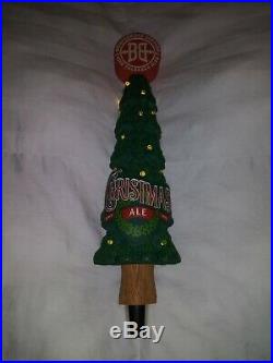 -RARE- Light Up Breckenridge Brewery Christmas Tree Ale Beer Tap Handle