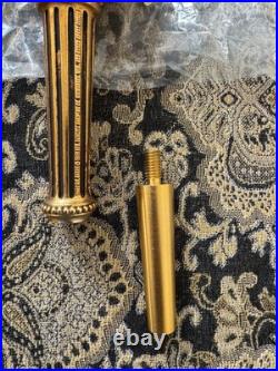 -RARE NEW IN BOX- Schlitz Beer Tap Handle Goddess of Liberty 12.5 Gold Cast