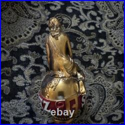-RARE NEW IN BOX- Schlitz Beer Tap Handle Goddess of Liberty 12.5 Gold Cast