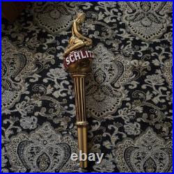 -RARE NEW IN BOX- Schlitz Beer Tap Handle Goddess of Liberty 12.5 Gold Cast