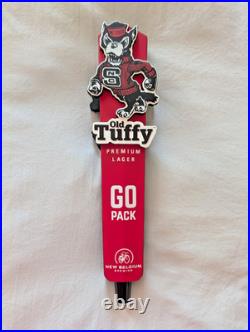 RARE OLD TUFFY Tap Handle North Carolina NC State Wolfpack NCAA Champs N Belgium