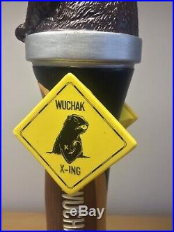 RARE Ottawa Kichesippi Wuchak Black IPA Gopher Beaver Otter Beer Brew Tap Handle