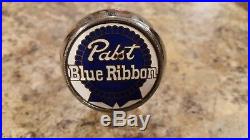 RARE PORCELAIN PABST BLUE RIBBON BEER BALL KNOB TAP HANDLE Robbins vintage