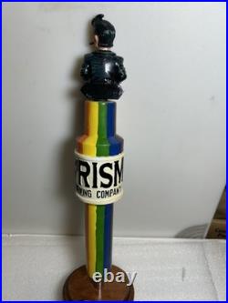 RARE PRISM BREWING FELONY IPA GANGSTER MUGSHOT beer tap handle. PENNSYLVANIA