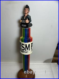 RARE PRISM BREWING FELONY IPA GANGSTER MUGSHOT beer tap handle. PENNSYLVANIA