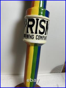 RARE PRISM BREWING FELONY IPA GANGSTER MUGSHOT beer tap handle. PENNSYLVANIA