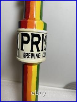 RARE PRISM BREWING FELONY IPA GANGSTER MUGSHOT beer tap handle. PENNSYLVANIA