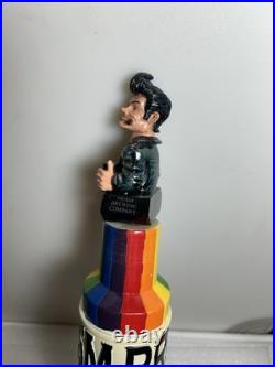 RARE PRISM BREWING FELONY IPA GANGSTER MUGSHOT beer tap handle. PENNSYLVANIA
