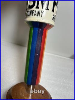 RARE PRISM BREWING FELONY IPA GANGSTER MUGSHOT beer tap handle. PENNSYLVANIA