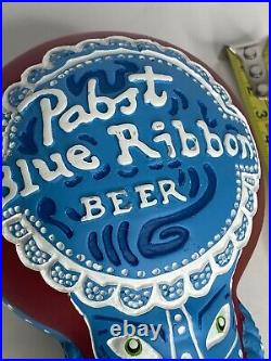 RARE Pabst Blue Ribbon Beer Tap Handle Kraken Octopus PBR Octopabst 12.5