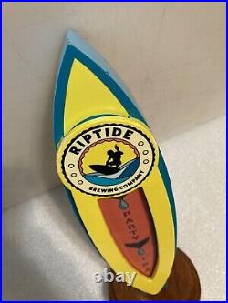 RARE. RIPTIDE BREWING PARTY IPA SURBOARD draft beer tap handle. FLORIDA