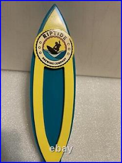 RARE. RIPTIDE BREWING PARTY IPA SURBOARD draft beer tap handle. FLORIDA