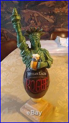 RARE Rouge Artisan Lager Statue of Liberty Beer Tap Handle
