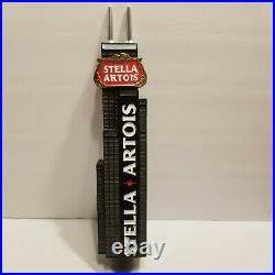 RARE STELLA ARTOIS BEER BAR TAP HANDLE MAN CAVE chicago Sears willis tower