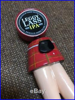 RARE TILTED KILT BREWERY Leggy Lass IPA BEER TAP HANDLE LEGS