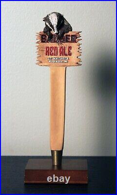 RARE Tap Handle Wisconsin Badger Red Ale NCAA March Madness Gift for Him