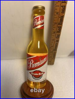 RARE VINTAGE GRAIN BELT PREMIUM AMBER BOTTLE draft beer tap handle. MINNESOTA
