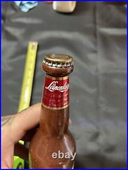 RARE Vintage Leinenkugel's Solid Wood ORIGINAL PREMIUM BEER Bottle Tap Handle