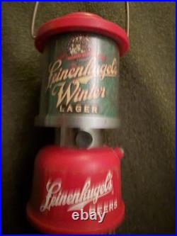 RARE Vintage Leinenkugels Brewery Winter Lager Coleman Lantern Beer Tap Handle RARE Vintage Leinenkugels Brewery Winter Lager Coleman Lantern Beer Tap Handle