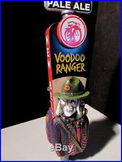 RARE VoodDoo Ranger Pale ale New Belgium Fat Tire Beer tap handle kegerator lot