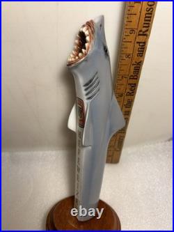 RARE WIDMER BROS. GREAT WHITE SHARK HEFEWEIZEN draft beer tap handle. OREGON