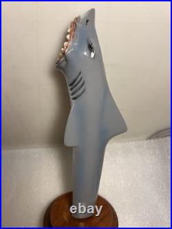 RARE WIDMER BROS. GREAT WHITE SHARK HEFEWEIZEN draft beer tap handle. OREGON